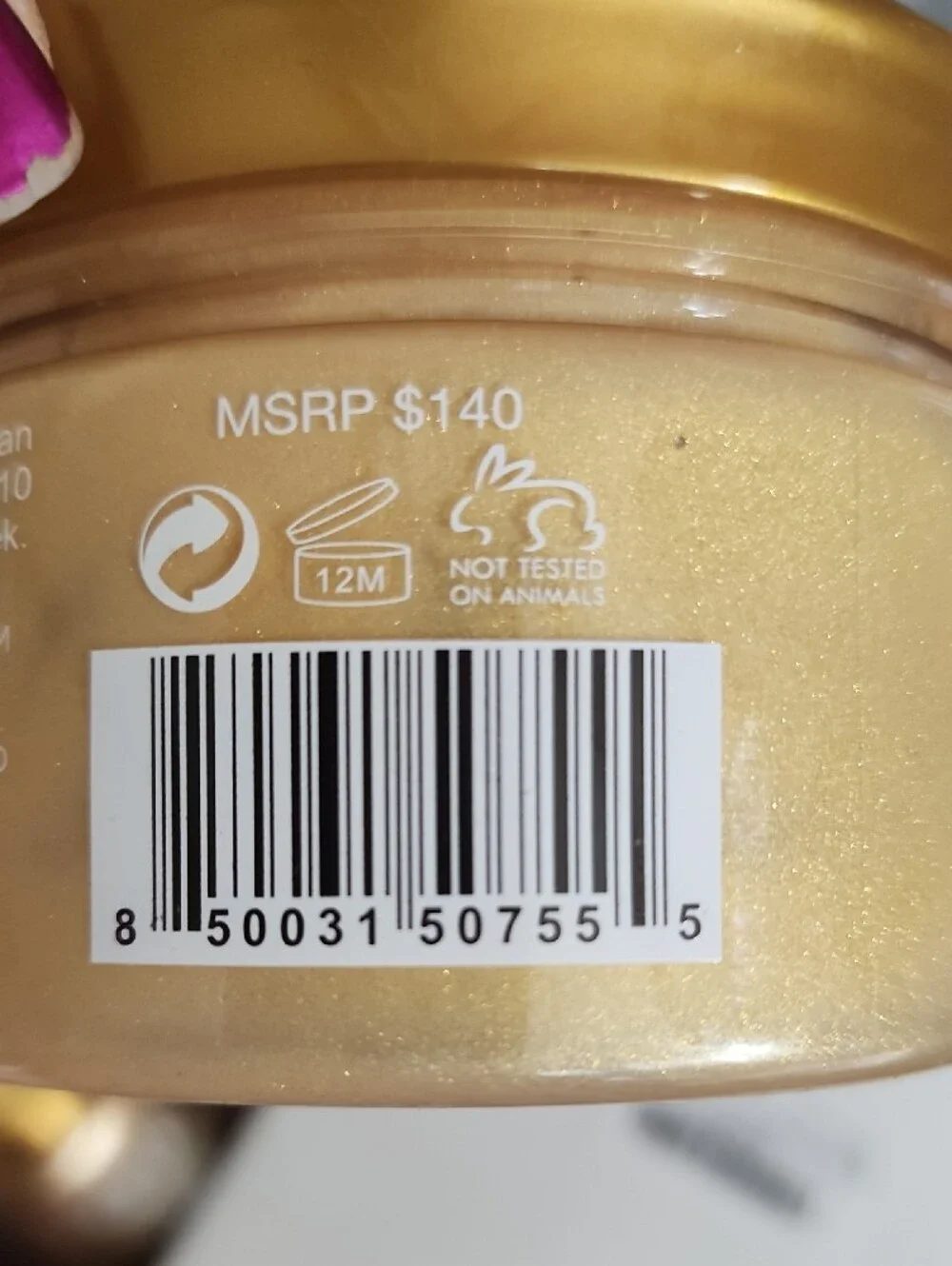 Soleil Moroccan Hair Mask - Gold Nourishing Treatment